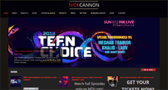 Desktop Screenshot of nickcannon.com