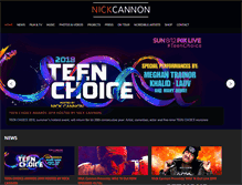 Tablet Screenshot of nickcannon.com